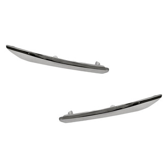 Replacement - Rear Outer Driver and Passenger Side Bumper Cover Molding Set (Standard Line)
