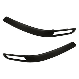 Replacement - Front Driver and Passenger Side Bumper Molding Set (Standard Line)