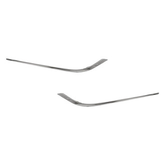 Replacement - Front Driver and Passenger Side Bumper Cover Molding Set (Standard Line)