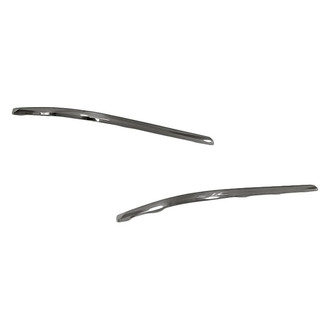 Replacement - Rear Outer Driver and Passenger Side Bumper Cover Molding Set (Standard Line)