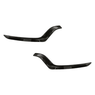 Replacement - Front Driver and Passenger Side Bumper Cover Molding Set (CAPA Certified)