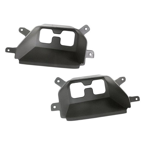 Replacement - Front Driver and Passenger Side Tow Hook Cover Set