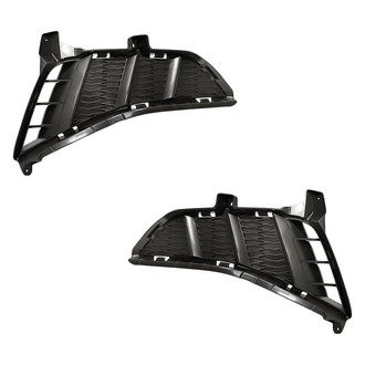 Replacement - Front Lower Outer Driver and Passenger Side Fog Light Cover Set (Standard Line)