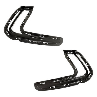 Replacement - Front Driver and Passenger Side Fog Light Cover Set (Standard Line)