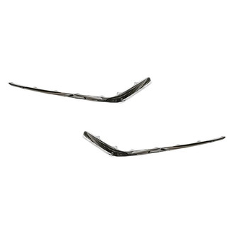 Replacement - Front Lower Driver and Passenger Side Bumper Cover Molding Set (Standard Line)