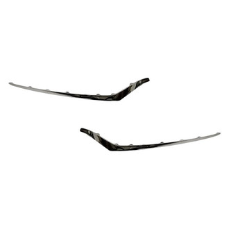 Replacement - Front Lower Driver and Passenger Side Bumper Cover Molding Set (Standard Line)