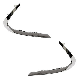 Replacement - Front Driver and Passenger Side Bumper Cover Molding Set (Standard Line)