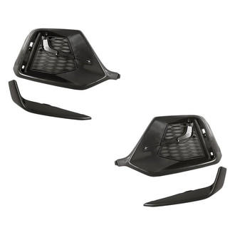Replacement - Rear Driver and Passenger Side Fog Light Cover Set (Standard Line)