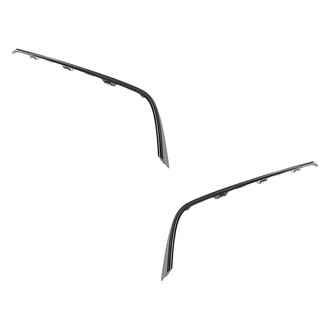 Replacement - Rear Lower Driver and Passenger Side Bumper Cover Molding Set (Standard Line)