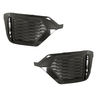 Replacement - Rear Outer Driver and Passenger Side Fog Light Cover Set (CAPA Certified)