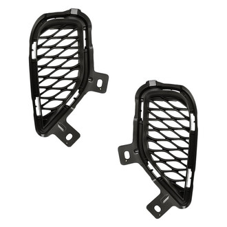 Replacement - Front Driver and Passenger Side Bumper Grille Set (Standard Line)