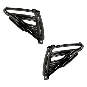 Replacement - Rear Outer Driver and Passenger Side Bumper Cover Grille Set (Standard Line)