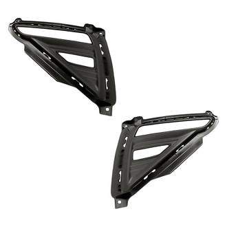 Replacement - Rear Driver and Passenger Side Bumper Cover Grille Set (Standard Line)