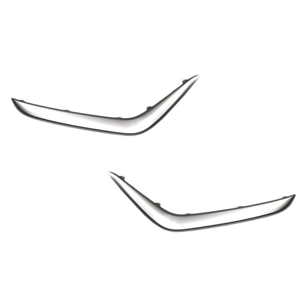 Replacement - Rear Driver and Passenger Side Lower Bumper Molding Set