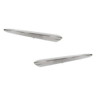 Replacement - Front Lower Driver and Passenger Side Bumper Cover Molding Set (Standard Line)