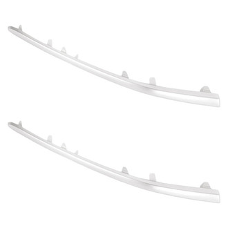 Replacement - Front Driver and Passenger Side Bumper Molding Set (Standard Line)