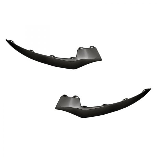 Replacement - Front Driver and Passenger Side Outer Bumper Cover Molding Set