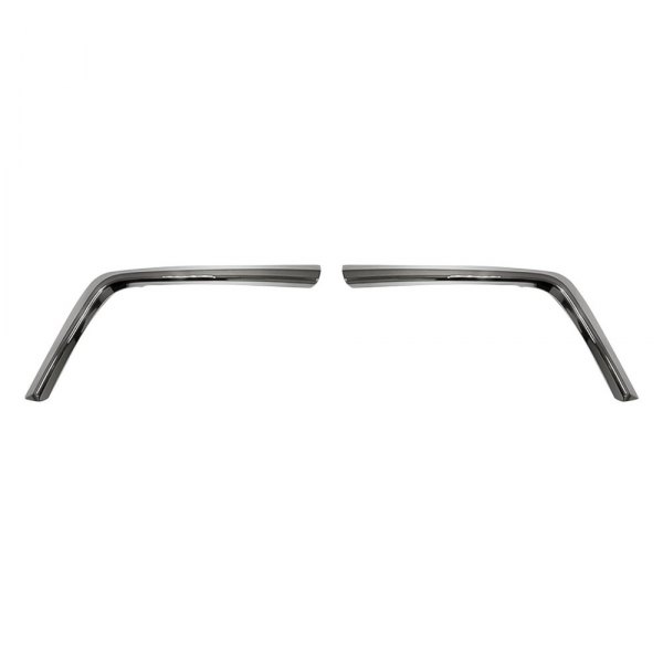 Replacement - Driver and Passenger Side Lower Grille Bumper Molding Set