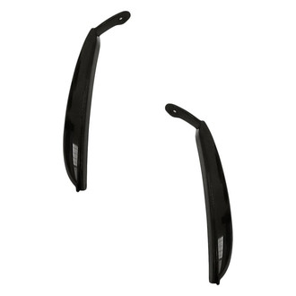 Replacement - Front Outer Driver and Passenger Side Bumper Cover Grille Molding Set (Standard Line)