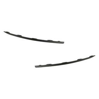 Replacement - Front Driver and Passenger Side Bumper Cover Molding Set (Standard Line)