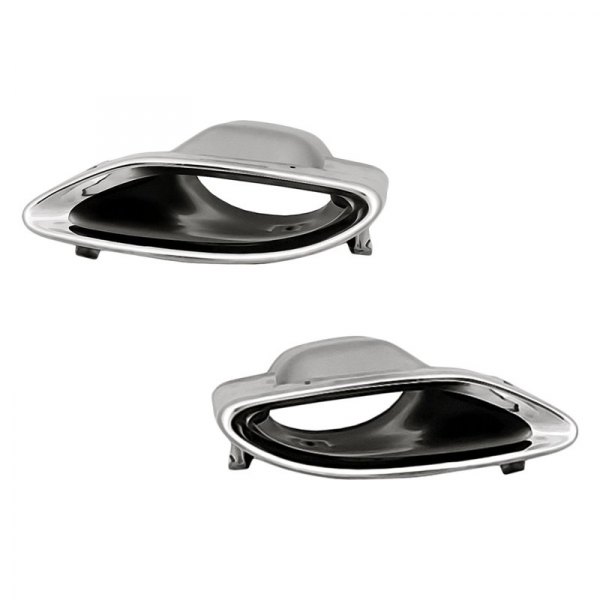 Replacement - Rear Driver and Passenger Side Exhaust Tail Pipe Tip Cover Set