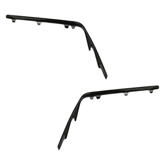 Replacement - Rear Driver and Passenger Side Bumper Cover Molding Set (Standard Line)