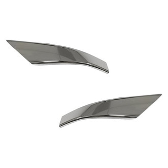 Replacement - Front Driver and Passenger Side Bumper Cover Molding Set (Standard Line)