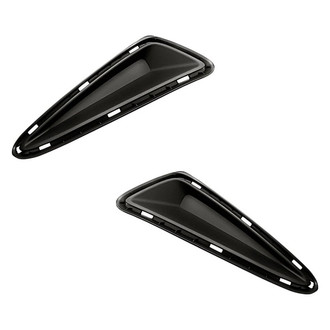 Replacement - Front Outer Driver and Passenger Side Fog Light Cover Set (Standard Line)