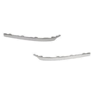 Replacement - Rear Driver and Passenger Side Bumper Cover Molding Set (Standard Line)