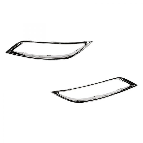 Replacement - Rear Driver and Passenger Side Lower Bumper Exhaust Pipe Hole Trim Set