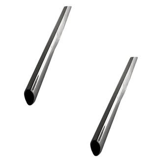 Replacement - Front Driver and Passenger Side Bumper Impact Strip Set (Standard Line)