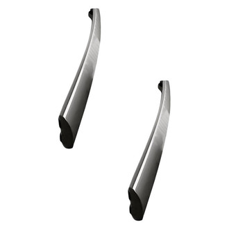 Replacement - Front Outer Driver and Passenger Side Bumper Impact Strip Set (Standard Line)