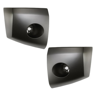 Replacement - Front Outer Driver and Passenger Side Bumper End Set (Standard Line)