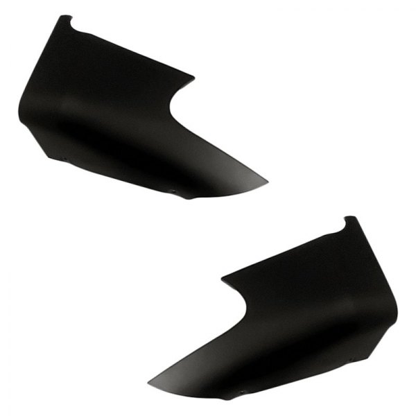 Replacement - Rear Driver and Passenger Side Bumper Cover End Set