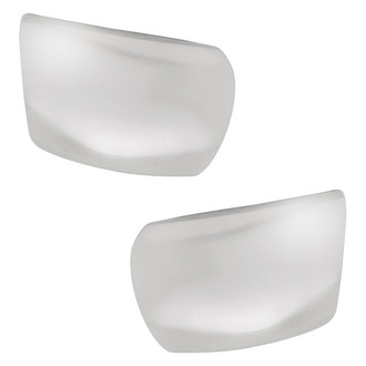 Replacement - Front Driver and Passenger Side Bumper End Set (CAPA Certified)