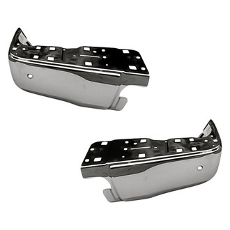 Replacement - Rear Outer Driver and Passenger Side Bumper End Set (Standard Line)