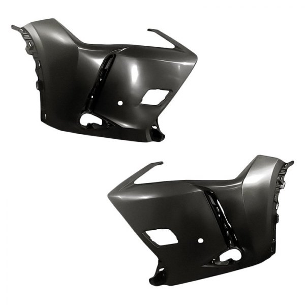 Replacement - Front Driver and Passenger Side Bumper Cover Set