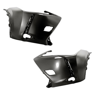 Replacement - Front Driver and Passenger Side Bumper Cover Set (CAPA Certified)