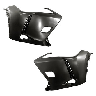 Replacement - Front Driver and Passenger Side Bumper Cover Set (Standard Line)