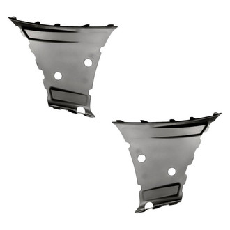 Replacement - Front Lower Outer Driver and Passenger Side Bumper Air Shield Set (Standard Line)