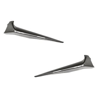 Replacement - Front Driver and Passenger Side Bumper Molding Set (Standard Line)