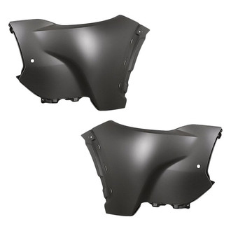 Replacement - Front Driver and Passenger Side Bumper Cover Set (Standard Line)