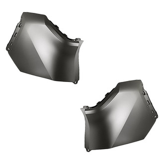 Replacement - Rear Driver and Passenger Side Bumper Cover Set (Standard Line)