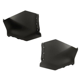 Replacement - Rear Driver and Passenger Side Bumper Cover Set (CAPA Certified)