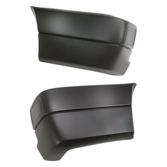 Replacement - Rear Driver and Passenger Side Bumper End Set (Standard Line)