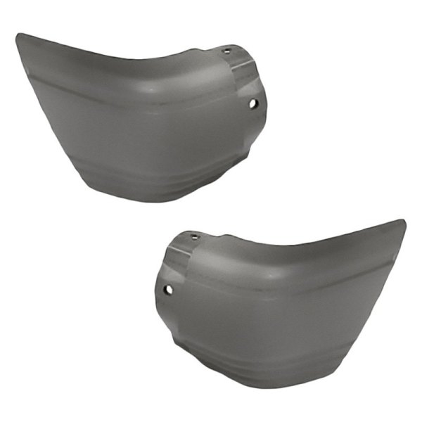 Replacement - Front Driver and Passenger Side Outer Bumper End Set