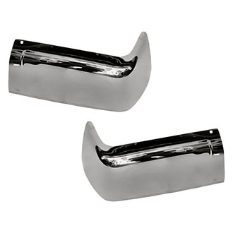 Replacement - Rear Driver and Passenger Side Bumper End Set (Standard Line)