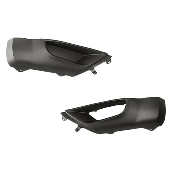 Replacement - Front Driver and Passenger Side Lower Bumper End Set