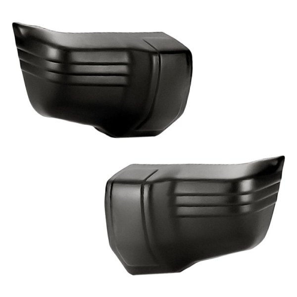 Replacement - Front Driver and Passenger Side Outer Bumper End Set