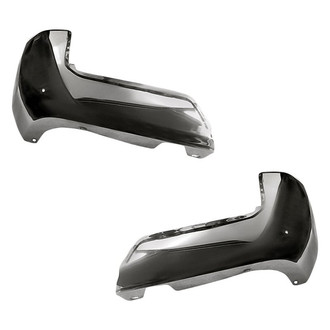 Replacement - Rear Outer Driver and Passenger Side Bumper End Set (CAPA Certified)